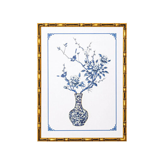 The Mia Floral Tablo 60x80x4 Cm Tbl0091