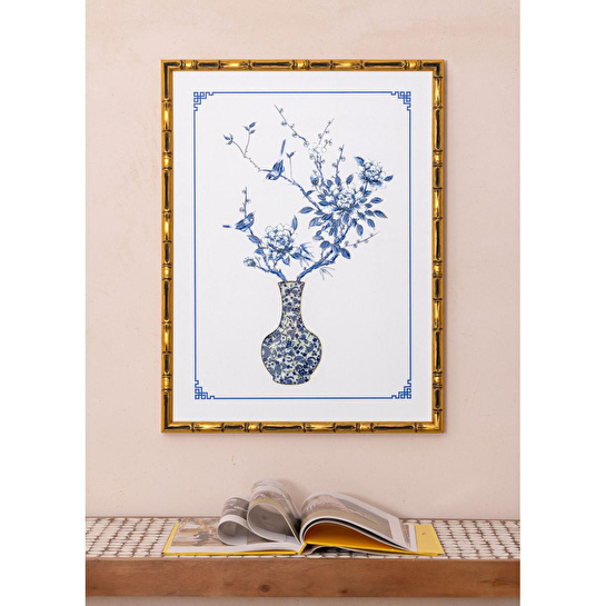 The Mia Floral Tablo 60x80x4 Cm Tbl0091