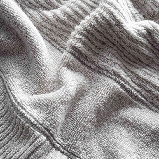 Green Black Eliza 3'lü Havlu Seti Gri