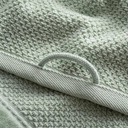 Green Black Anna 3'lü Havlu Seti %100 Pamuk Jakarlı Mint