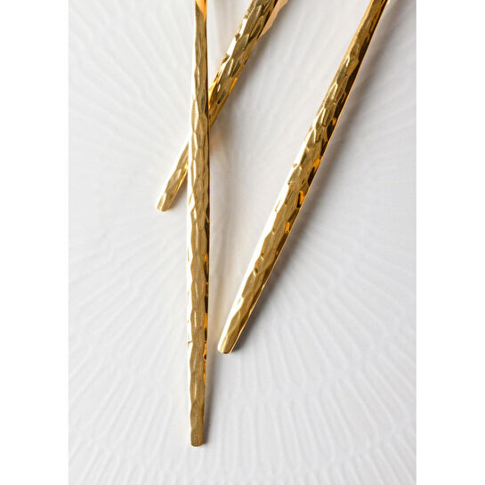 The Mia Shiny Çatal Kaşık Bıçak Takımı Gold 36 Parça