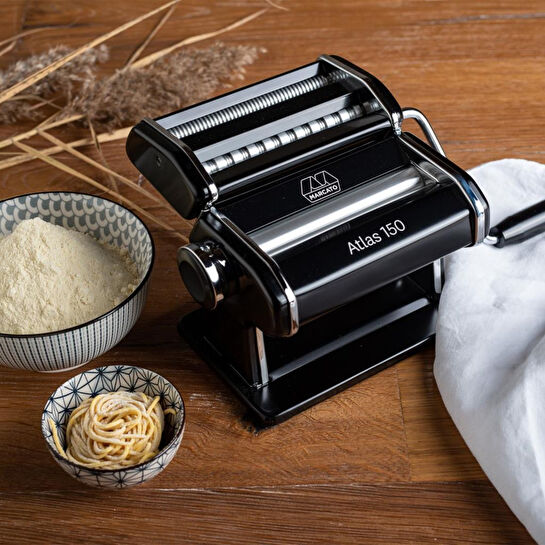 Marcato Atlas 150 Siyah Manuel Makarna Erişte Makinesi