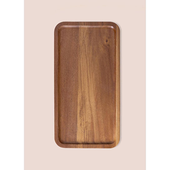 The Mia Natura Akasya Ayaklı Servis 38x21x6 Cm