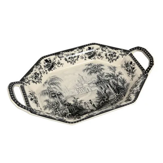 Lucky Art Florantine Sunum Tepsi̇si̇ 37cm Si̇yah