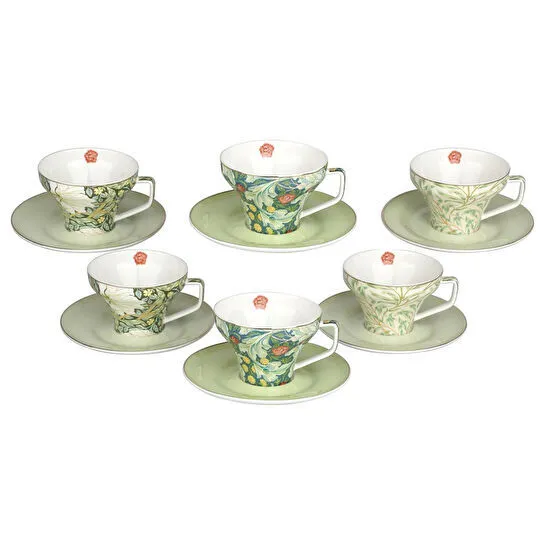 Lucky Art Sylva Bone 6li Çay Fincani Seti