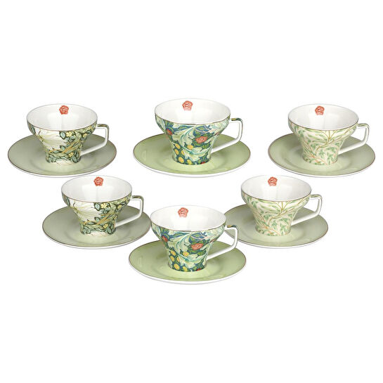 Lucky Art Sylva Bone 6li Çay Fincani Seti