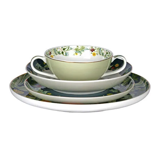 Lucky Art Sylva Bone 24 Parça Yemek Takimi