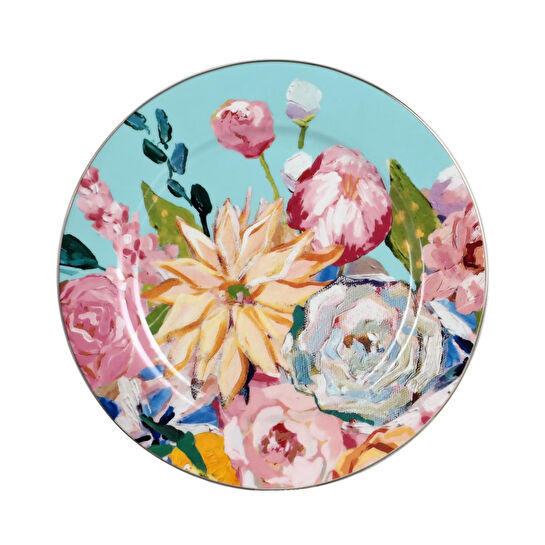 Lucky Art Peony Bone 24 Parça Yemek Takimi