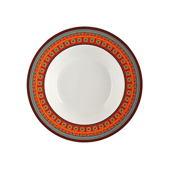 Lucky Art Celeste Bone 24 Parça Yemek Takimi