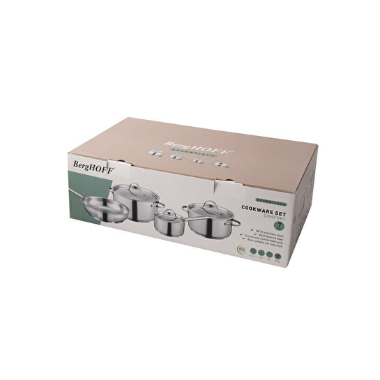 Berghoff Essentials 7 Parça Paslanmaz Çelik Tencere Seti