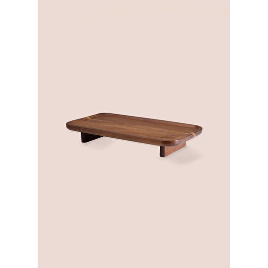 The Mia Natura Akasya Ayaklı Servis 31x16x7 Cm