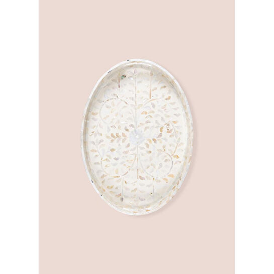 The Mia Sedef Oval Tepsi 50x36x6 Cm Tlc0078