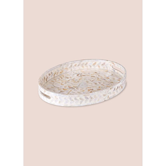The Mia Sedef Oval Tepsi 50x36x6 Cm Tlc0078