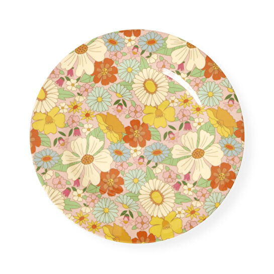 Rice Melamin Tatlı Tabağı - Çiçek Gücü