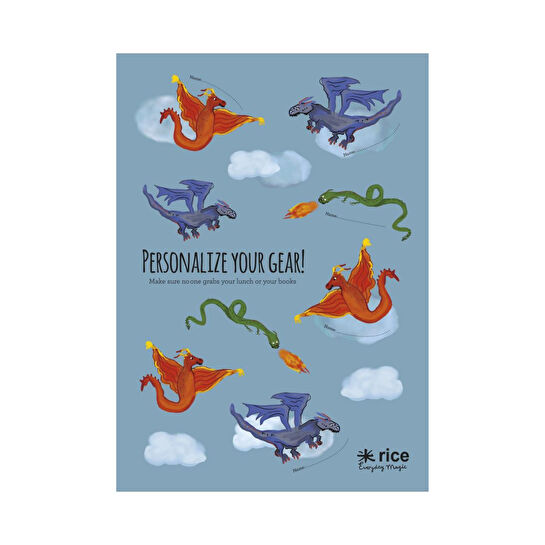 Rice Stickers Lunchbox - Ejderha
