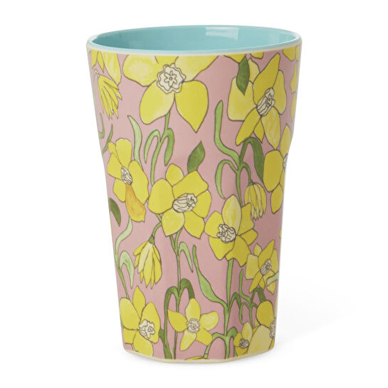 Rice Melamin Bardak - Büyük Boy Nergis