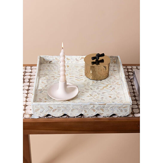 The Mia Sedef Tepsi 40x40x7 Cm Tlc0083