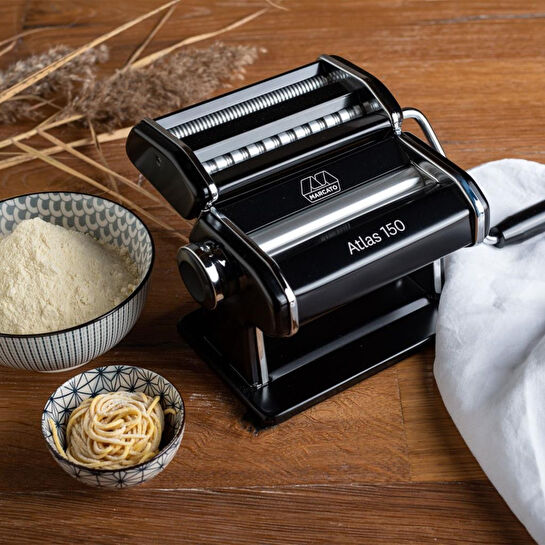 Marcato Atlas 150 Siyah Makarna Makinesi + Pastabike