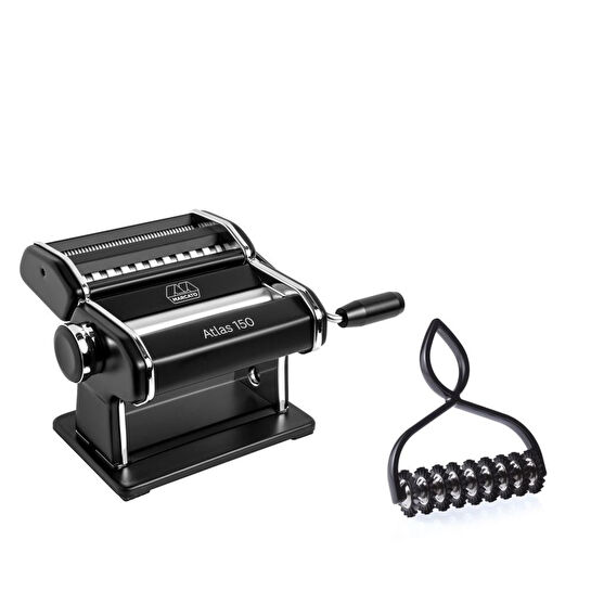Marcato Atlas 150 Siyah Makarna Makinesi + Pastabike
