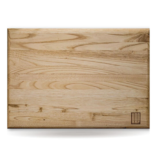 Kaf Ahşap Lüks Kesme Tahtası Kestane - L