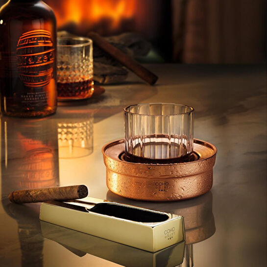 Coho Objet Coho Patron Pleasure Edition Puro Küllük & Whiskey Keyf Seti