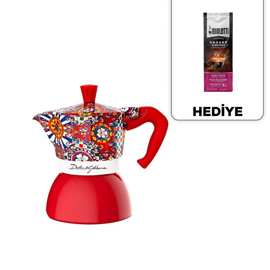 Bialetti Moka İndüksiyon Dolce Gabbana 2 Cup