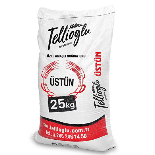 Tellioğlu Üstün Ekmeklik Un 25 Kg