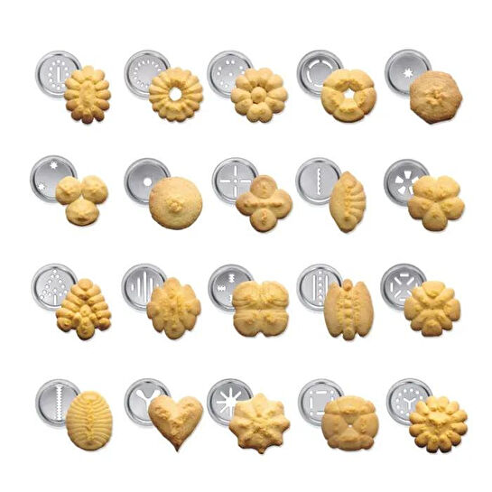 Marcato Biscuits Manuel Bisküvi Makinesi Kırmızı Renk