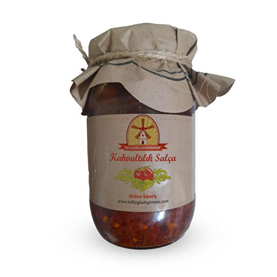 Tellioğlu Değirmen Ev Yapımı Kahvaltılık Acısız Salça 300 Gr