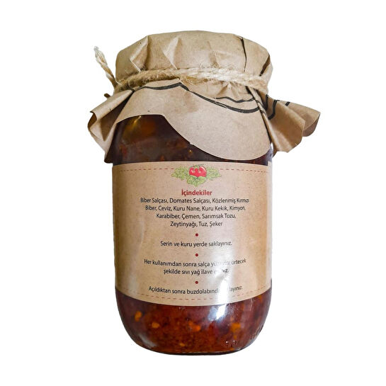 Tellioğlu Değirmen Ev Yapımı Kahvaltılık Acısız Salça 300 Gr