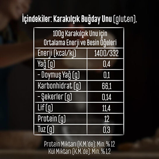 Tellioğlu Karakılçık Unu 1 Kg