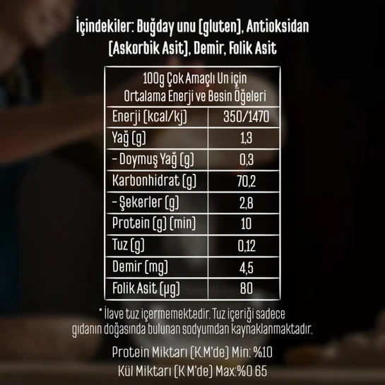 Tellioğlu Çok Amaçlı Un 5 Kg