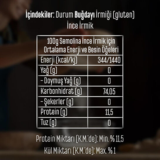 Tellioğlu İrmik Semolina 1 Kg