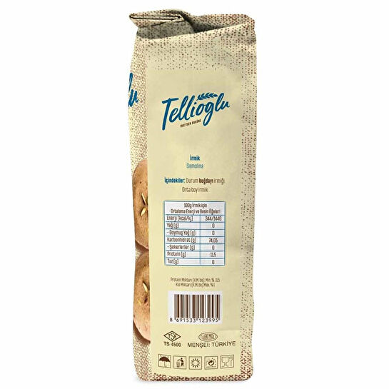 Tellioğlu İrmik Semolina 1 Kg