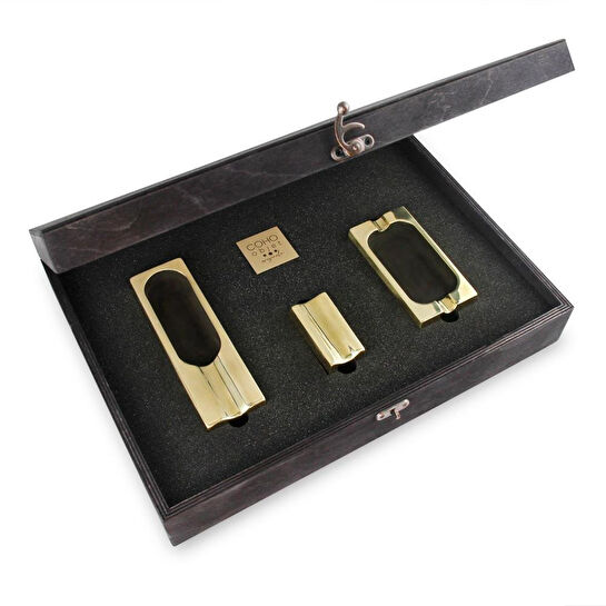 Coho Objet Coho Patron Dark & Gold Edition Pirinç Puro Seti