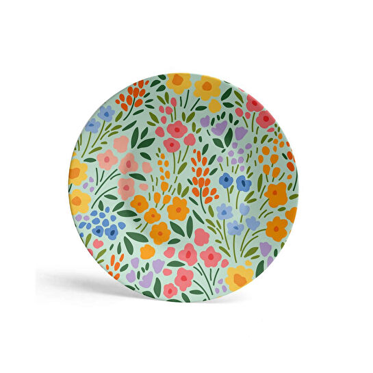 Fern&Co Flora Collection Büyük Tabak 4 Lü Set