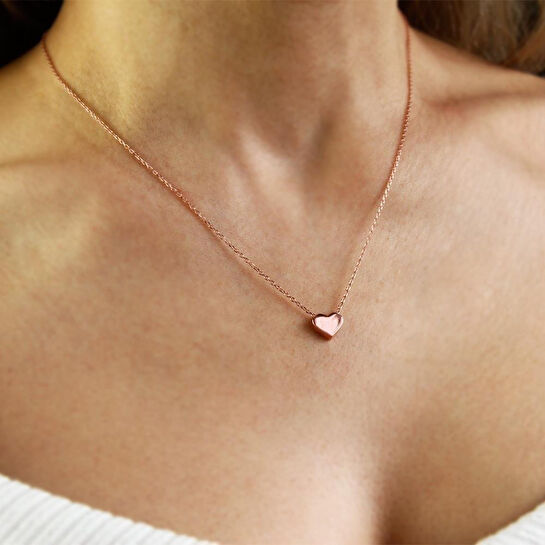 Coho Objet Coho Silver Celestia El Yapımı Gümüş Kalp Kolye