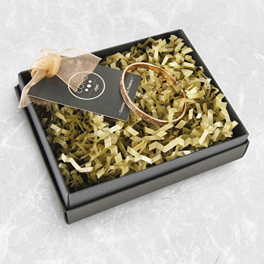 Coho Objet Coho Tılsım Bakır El İşleme Motifli Bileklik