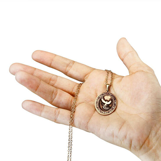 Coho Objet Coho Tılsım Yeniden Doğuş El Yapımı Bakır Kolye