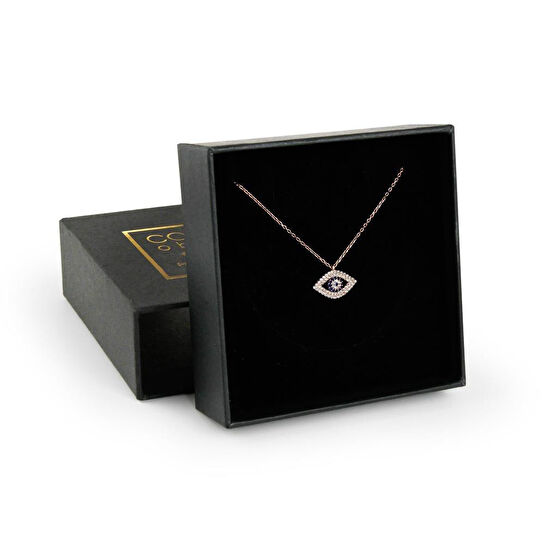 Coho Objet Coho Silver Elysian Eye El Yapımı Gümüş Nazar Kolye