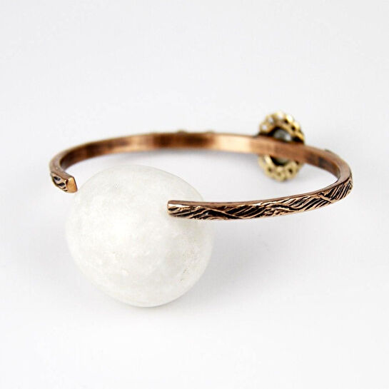 Coho Objet Coho Tılsım Sedef Taşlı El İşleme Pearl Bileklik