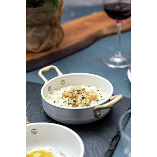 Paderno Beyaz Alüminyum Mini Tencere 12 Cm