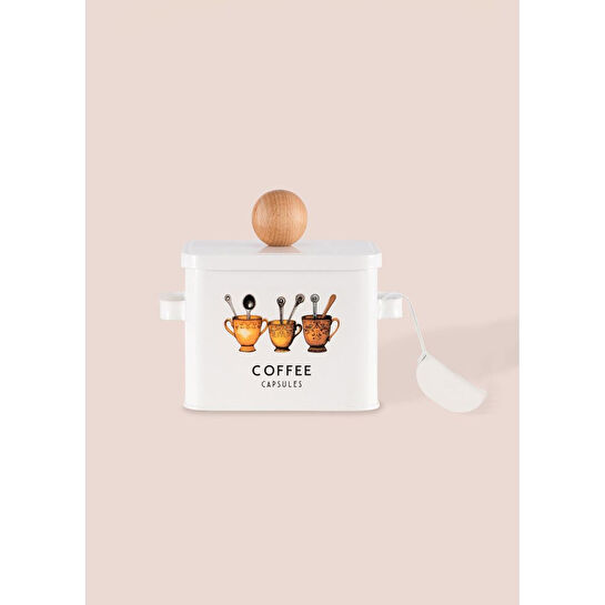 The Mia Storage Kahve Saklama Kabı 13x20x18 Cm