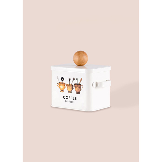 The Mia Storage Kahve Saklama Kabı 13x20x18 Cm