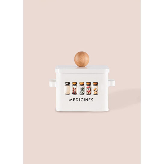 The Mia Storage İlaç Saklama Kabı 13x20x18 Cm