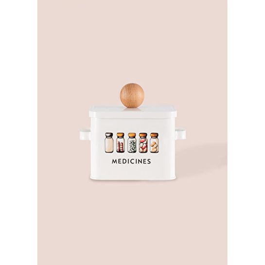 The Mia Storage İlaç Saklama Kabı 13x20x18 Cm
