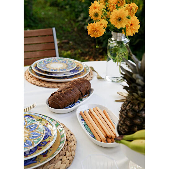 The Mia Limoncello Oval Servis Takımı 6 Parça