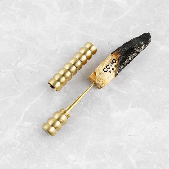 Coho Objet Coho Brazen Pirinç Tütsü Gezdirme İğnesi
