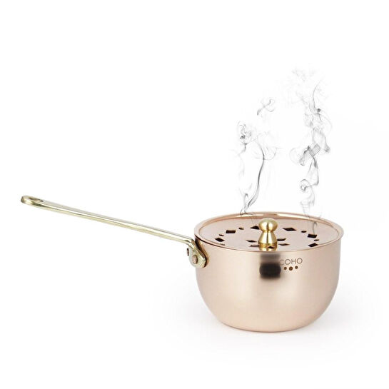 Coho Objet Coho Artisan Bakır Tütsü Gezdirme Çanağı