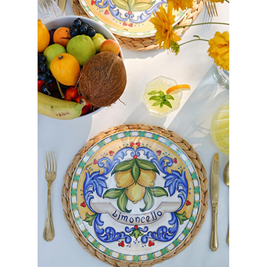The Mia Limoncello Servis Tabağı 30 Cm 6 Kişilik